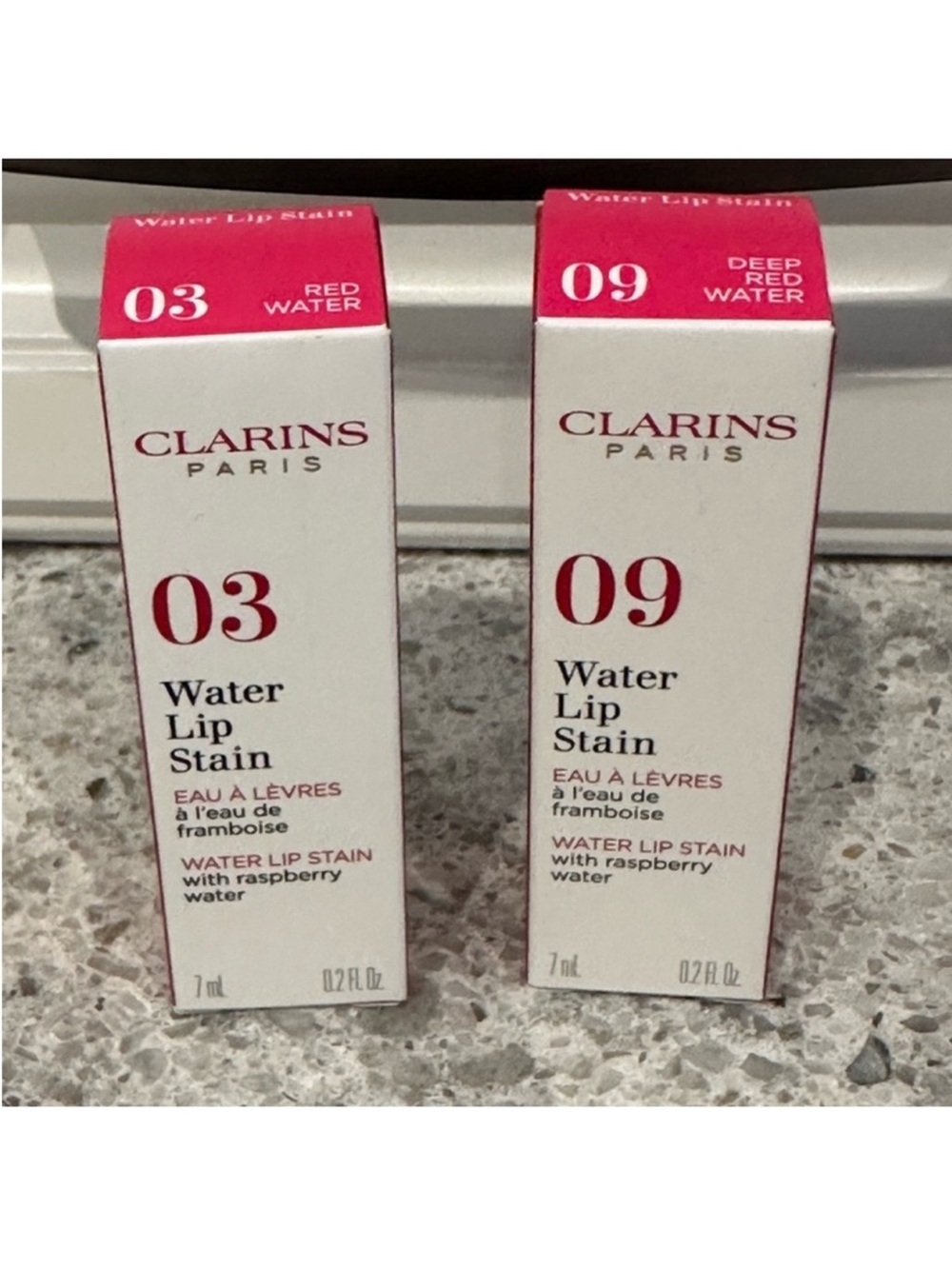 Clarins Clarins Water Lip Stain Natural Matte Moisturizing Lip Stain in 03 & 09